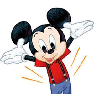 【LINE無料スタンプ速報：隠し】ミッキーマウス（入会特典） スタンプ