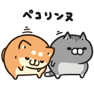 【LINE無料スタンプ速報】ボンレス犬＆猫×ライブドアニュース スタンプ(2019年07月24日まで)