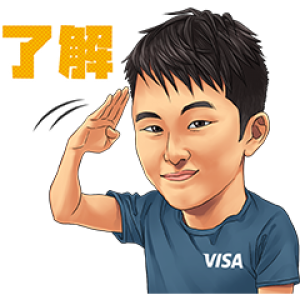 【LINE無料スタンプ速報】Team Visa アスリートスタンプ(2020年04月29日まで)