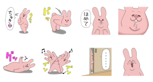 【LINE無料スタンプ速報】スキウサギ × LINE MUSIC スタンプ(2020年02月19日まで)