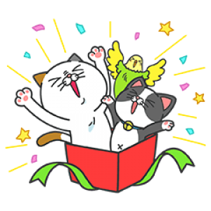 【無料スタンプ速報】タマ川 ヨシ子（猫）が飛び出す第11弾！ スタンプ(2017年01月16日まで)