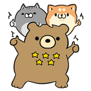 【無料スタンプ速報】ボンレス犬・猫×エクスベア スタンプ(2017年03月06日まで)