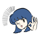 可愛い女の子たちによるスタンプ