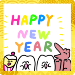 歯のマンガ年末年始&春節スタンプ