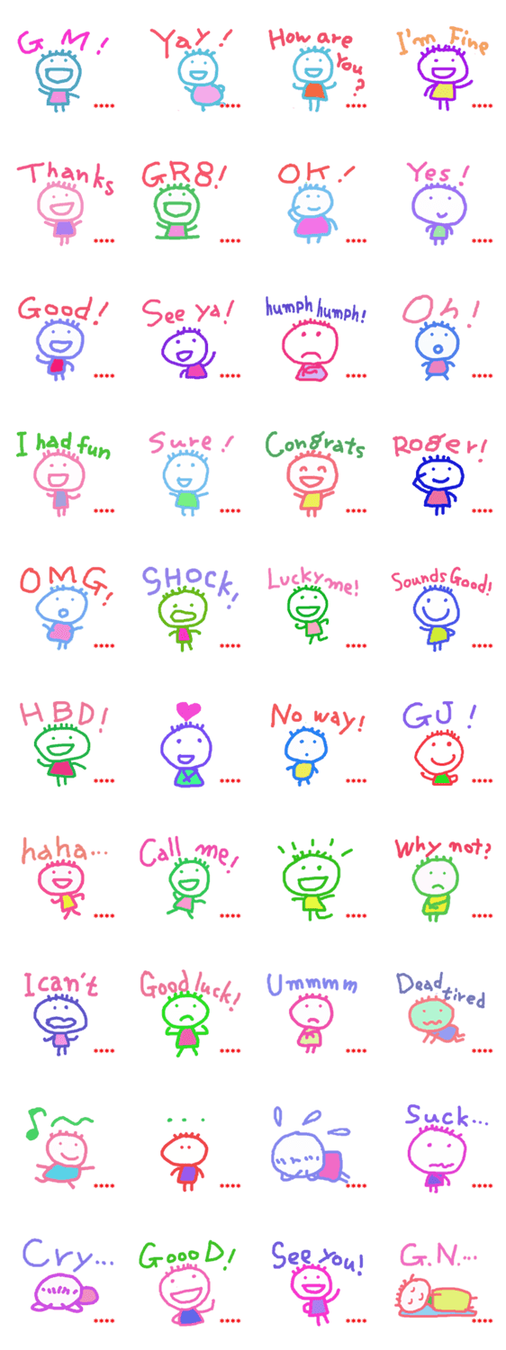 名前が入れられるグラフィティちゃん英語版 Line無料スタンプ 隠しスタンプ 人気スタンプ クチコミサイト スタンプバンク