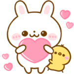 カラフル♡ うさぎのほいっぷ