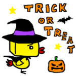 えべチュンのハロウィンスタンプ