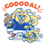 毎日使える!サッカー好きエロ目うさぎ!
