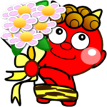 赤い鬼ちゃん