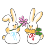うさぎスタンプ