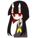 ネガティブ鬼娘ちゃんスタンプ