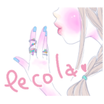 かわいい女の子とやさしく動く背景♡