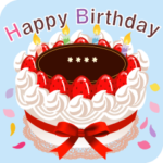 名前入りお誕生日ケーキ