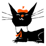 くろねころびんちゃんスタンプ