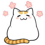 もちもちしろちゃんのスタンプ1