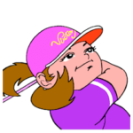 ゴルフ女子で元気に