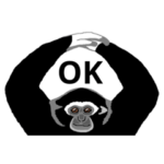 サルだけのスタンプ