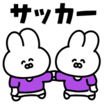 サッカーうさぎ