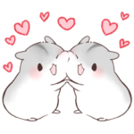 チョコ合わせハムハム