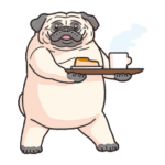 シュールなパグおじさんの日常