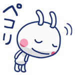 ほぼ白うさぎ ポップタッチ風