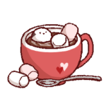 食いしん坊なシマエナガスタンプ