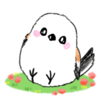 ぽてっとシマエナガ  お祝い編