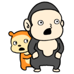 ゴリラとこねずみ
