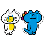 絵から文字に変化するニャビンキャビン