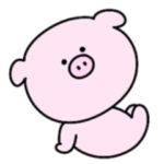 シュールなミニぶた