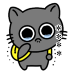 甘え上手♡シュールなミニ黒猫♡カスタム