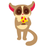 ショウガラゴのピザトル ゆるイラスト編