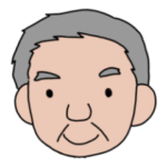 おじいちゃんのスタンプ！