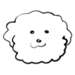 うちの犬のトイプードル