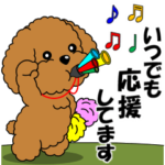 動く！きまじめトイプーの応援