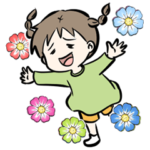 お調子者の小学生えむみのスタンプ