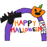 小学生が作ったこどもハロウィンスタンプ