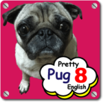 かわいいパグっち８ 画像英語版