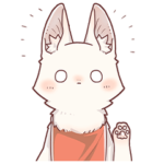 ゆるいお稲荷様のスタンプ