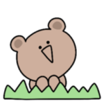 シュールなミニくま