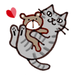 サバトラ ネコちゃんの気持ちと挨拶！