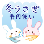 冬うさぎ普段使い