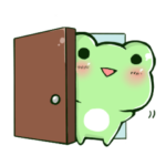 つカエル！カエルちゃんスタンプ
