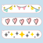  小さなシンプル吹き出し３:文字なし