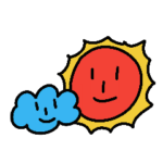 天気予報の絵文字