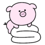 シュールなミニぶた