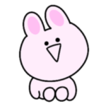 シュールなミニうさぎ