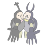 カブトムシ野郎とクワガタ野郎