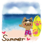 キュート&クールな夏のスタンプ