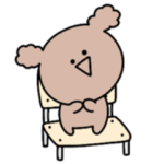 シュールなミニトイプードル